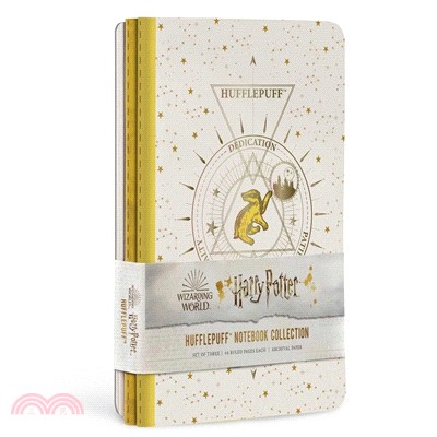 Hufflepuff Constellation Sewn Notebook Collection (Set Of 3) (Harry Potter)