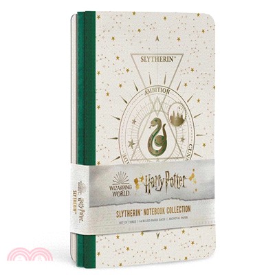 Slytherin Constellation Sewn Notebook Collection (Set Of 3) (Harry Potter)