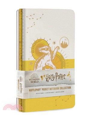 Hufflepuff Constellation Sewn Pocket Notebook Collection (Harry Potter)