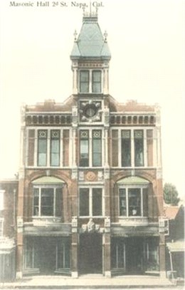 The Vintage Journal Masonic Hall, Napa, California