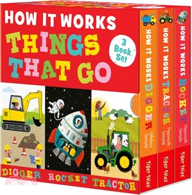 How It Works: Things That Go 3-Book Boxed Set: Digger; Rocket; Tractor