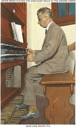 Vintage Journal Organ in Singing Tower, Lake Wales, Florida