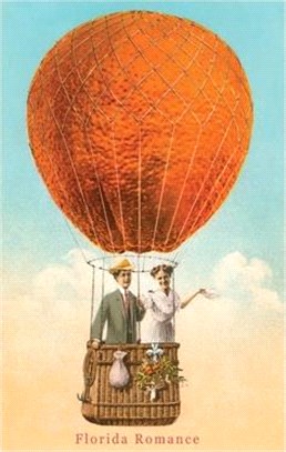 Vintage Journal Florida Romance, Couple in Orange Balloon