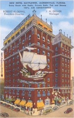 Vintage Journal New Hotel Mayflower, Jacksonville Florida.