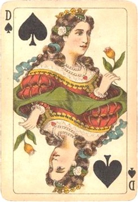 Vintage Journal Queen of Spades