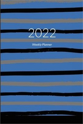 Undated Weekly Planner 2022 6x9: Blue Executive Cover Planner and Organizer by K&B Meyer