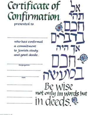 Certificate of Confirmation 10-Pack