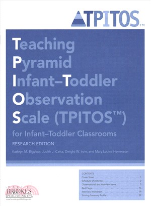 Teaching Pyramid Infant-Toddler Observation Scale (TPITOS) for Infant-Toddler Classrooms ― Research Edition