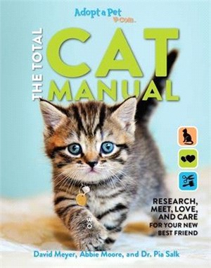 The Total Cat Manual ― Gifts for Cat Lovers - Pet Owners - Adopt-a-pet Endorsed