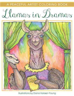 Llamas in Dramas ― A Peaceful Artist Coloring Book