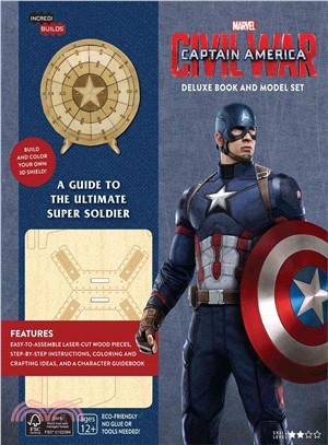 Incredibuilds Marvel Captain America ─ Deluxe Book and Model Set: A Guide to the Ultimate Super Soldier