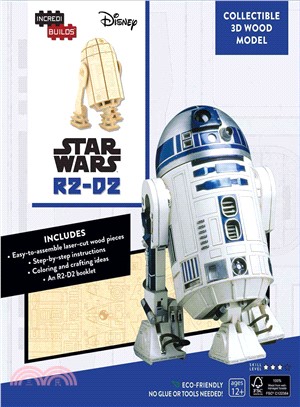 Incredibuilds Star Wars R2-D2 ─ 3D Wood Model