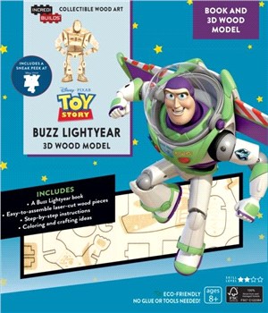 Incredibuilds: Toy Story: Buzz Lightyear Book And 3D Wood Model