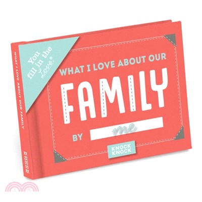 Knock Knock What I Love About our Family Fill in the Love Journal