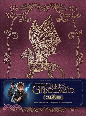 Fantastic Beasts and Where to Find Them: Magical Creatures Hardcover Blank Sketchbook