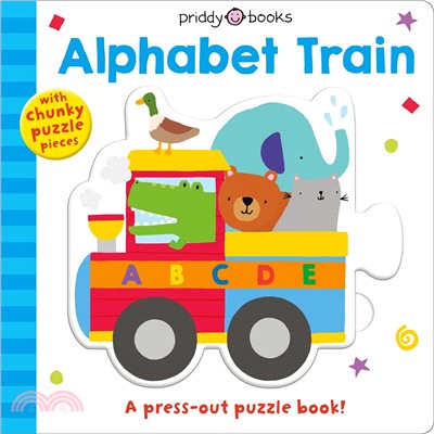 Alphabet Train: A Press-out Puzzle Book! (拼圖遊戲書)