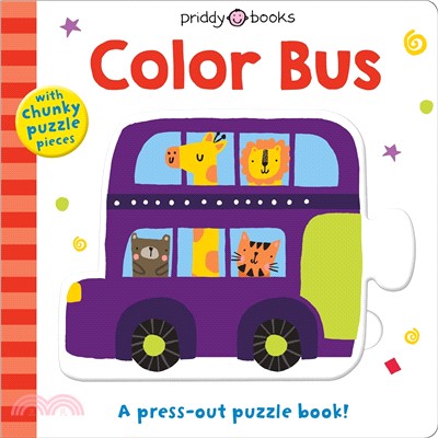 Color Bus: A Press-out Puzzle Book! (拼圖遊戲書)