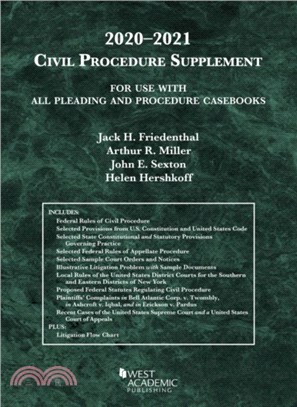 Civil Procedure Supplement, for Use with All Pleading and Procedure Casebooks, 2020-2021