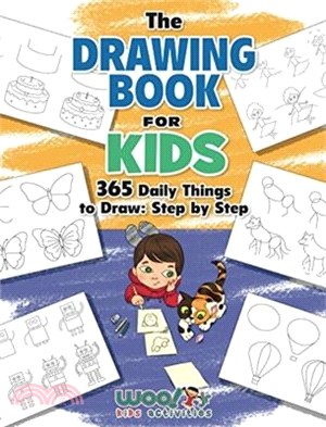 The Drawing Book for Kids: 65 Daily Things to Draw, Step by Step (Woo! Jr. Kids Activities Books)