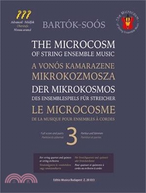 The Microcosm of String Ensemble 3 - Three Violins and Cello Score and Parts