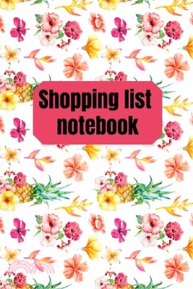 Shopping List Notebook: Organizational Log Book, Planner