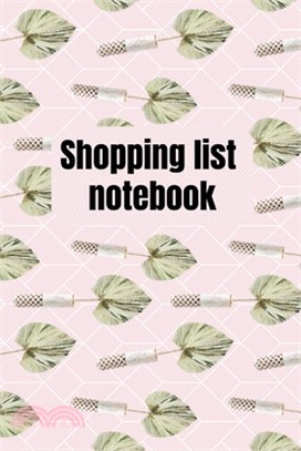 Shopping List Notebook: Organizational Log Book, Planner