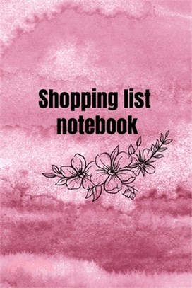 Shopping List Notebook: Organizational Log Book, Planner