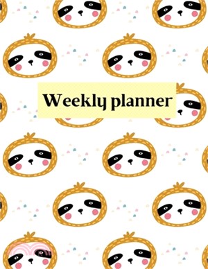 Weekly planner: Weekly Organizer Book for Activities, Daily planner, 8.5x11 size