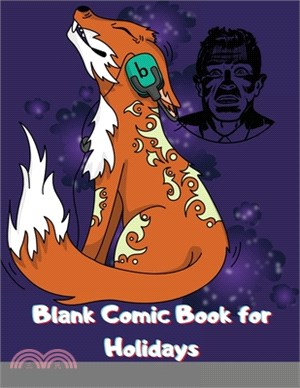 Blank Comic Book for Holidays: 8.5x11, 121 Pages, Create Your Own Comic Book of Your Holiday, Blank 5 Panel Comic Book Template Notebook (Blank Comic