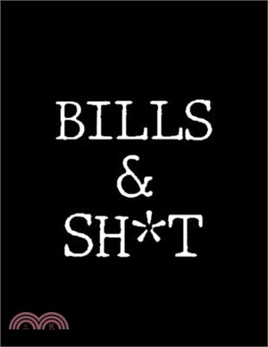 Bills & Shit: Adult Budget Planner, Weekly Expense Tracker, Monthly Budget, Budget Planner Book, Daily Planner Book, Bill Tracking
