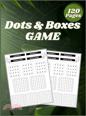 Dots and Boxes Game: A Simple Strategy Game - Large Book - Pigs in a Pen - Dot to Dot Grids - Game of Dots - Hardcover