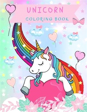 Unicorn Coloring Book: -For Kids Ages 4-8-