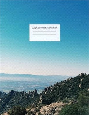 Graph Composition Notebook: Grid Paper Notebook: Large Size 8.5x11 Inches, 110 pages. Notebook Journal: Pretty Mountain View Workbook for Preschoo