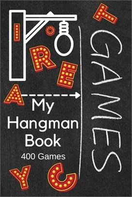 My Hangman Book: Brain Games Mini, Puzzles Games For Kids, Fun Activities Game Book, Hours Of Fun