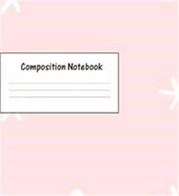 Composition Notebook: Wide Ruled Lined Paper: Large Size 8.5x11 Inches, 110 pages. Notebook Journal: Pink Dots Stars Workbook for Preschoole