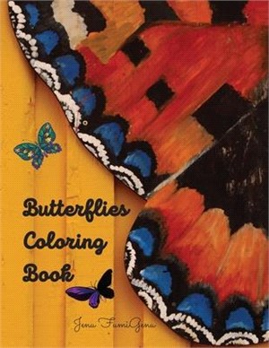 Butterflies Coloring Book: Adorable butterfly coloring book for adults stress relieving, relaxing, with beautiful patterns, also suited for child