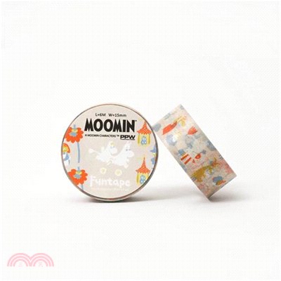 嚕嚕米Moomin 15W紙膠帶-米棕色