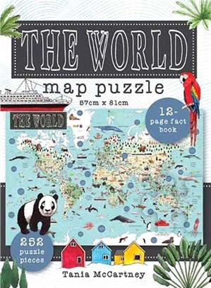 The World Map Puzzle：Includes book & 252-piece puzzle