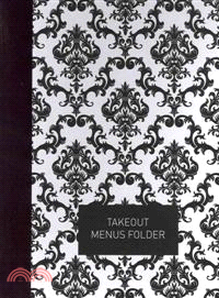 Takeout Menus Folder—Elegant Black