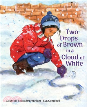 Two drops of brown in a cloud of white /