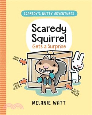 Scaredy Squirrel Gets a Surprise (graphic novel)