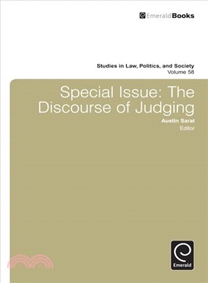 Special Issue: The Discourse Of Judging