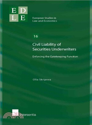 Civil Liability of Securities Underwriters ― Enforcing the Gatekeeping Function