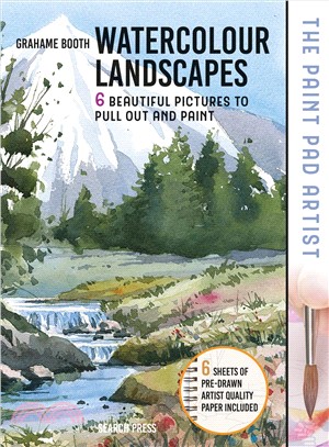 Watercolour Landscapes ― 6 Beautiful Pictures to Pull-out and Paint