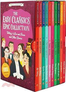 The Easy Classics Epic Collection: Tolstoy's War and Peace and Other Stories (10本平裝本+音檔QRcode)