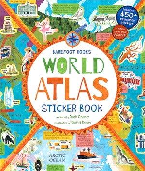 Barefoot Books World Atlas Sticker Book (平裝本)