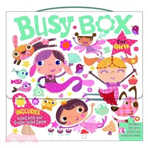 Busy Box For Girls Book & Jigsaw Sets