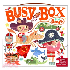 Busy Box For Boys Book & Jigsaw Sets