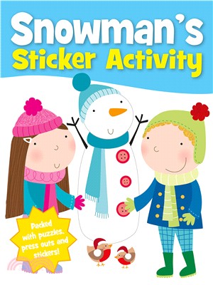 Snowman's Christmas Sticker Activity