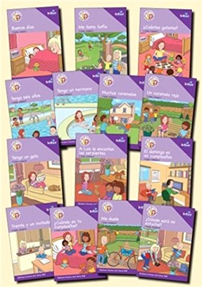 Learn Spanish with Luis y Sofia, Part 1, Storybook Set Units 1-14：Pack of 14 Storybooks